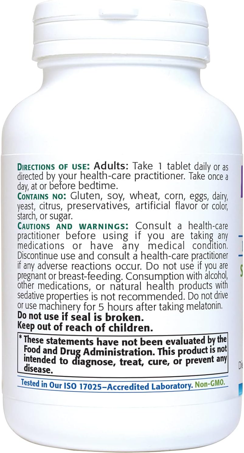 New Roots | Melatonin 5 mg, Natural Sleep Supplment formulated by Naturopathic Doctors, Non-Habit Forming (60 Tablets)