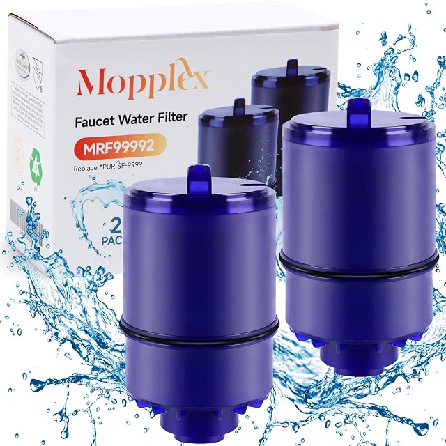 Faucet Water Filter 2 Pack of Water Filter Faucet Mount Premium High Performance Replacement Water Filter Faucet Mount
