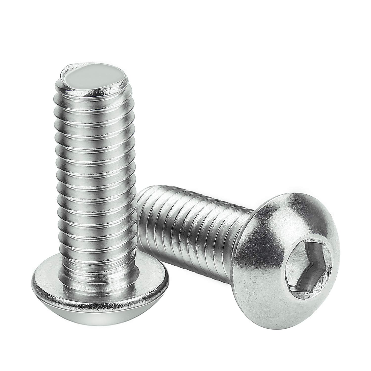 18-Pack 3/8-16 X 1" Hex Head Cap Screws - Grade 5 Steel, Zinc Plated Bolts