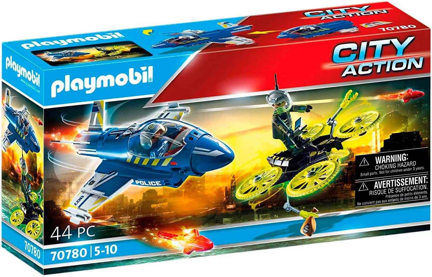 Playmobil Police Jet with Drone