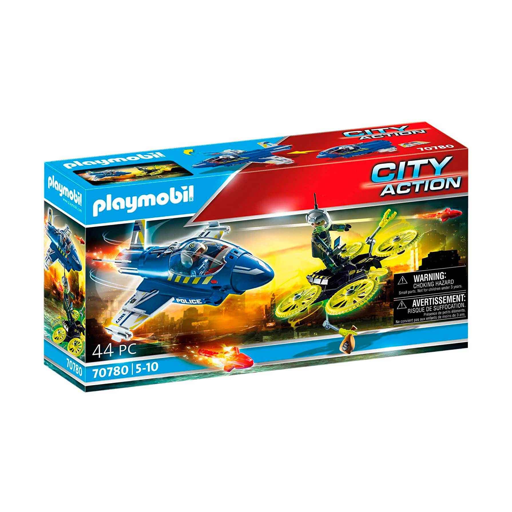 PLAYMOBIL Police Jet with Drone