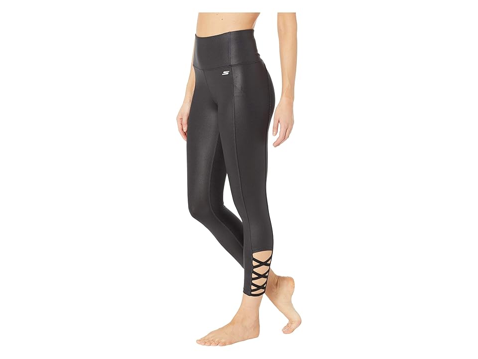 

SKECHERS Immersion Shine Leggings (Black) Women's Casual Pants