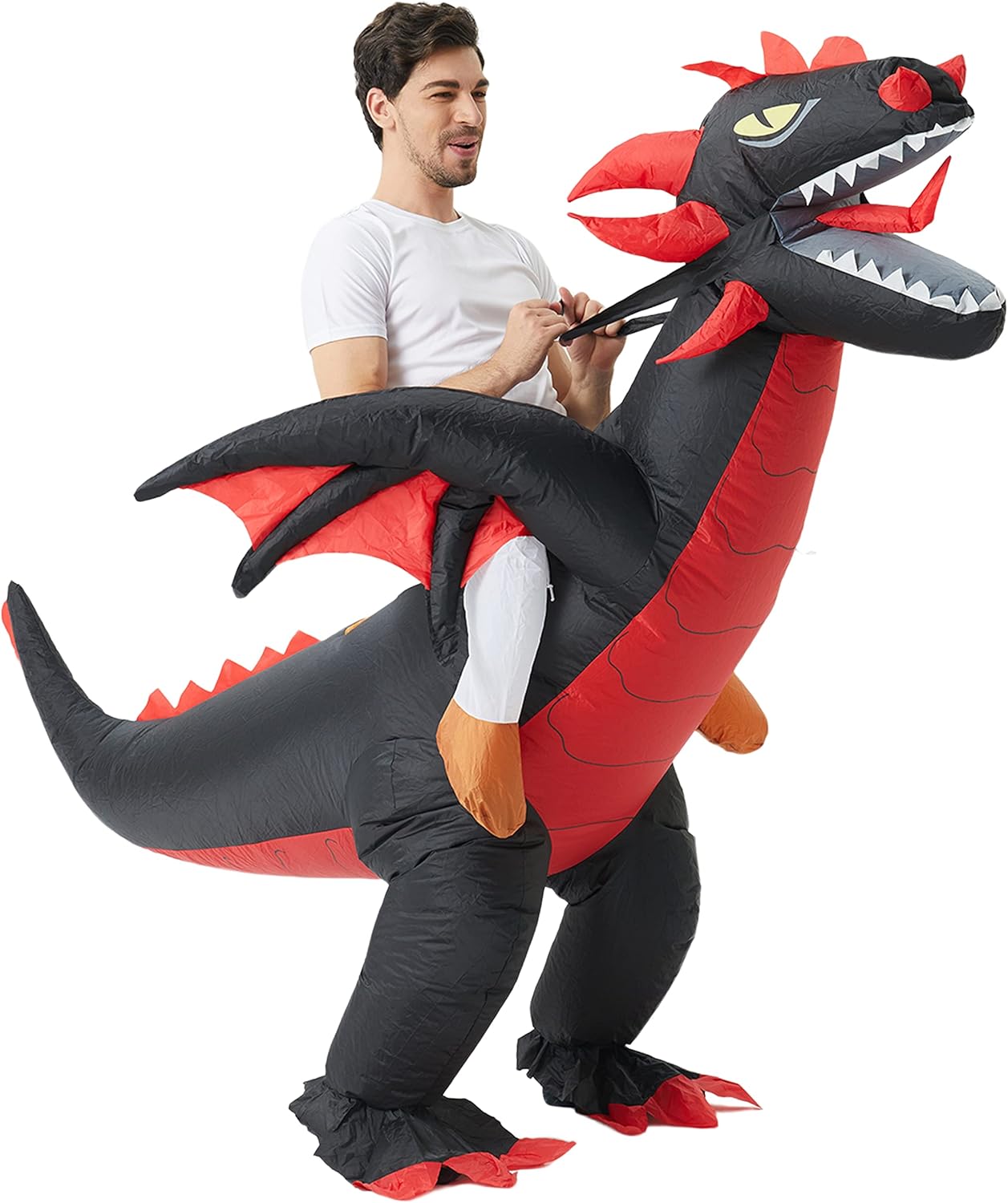 Inflatable Dragon Costume Halloween Inflatable Blow-up Costume for Adults/Man/Christmas Party - Image 5