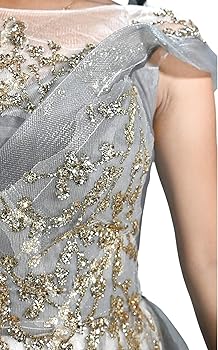Dark Fairy Enchanted Ethereal Dress Gown for Whimsical Fairytale (Smoky Gray and Golden Floral Rose Gold Embroidery, L=8) at Amazon Women's Clothing store Dark Fairy Enchanted Ethereal Dress Gown for Whimsical Fairytale (Smoky Gray and Golden Floral Rose Gold Embroidery, L=8) at Amazon Women's Clothing store