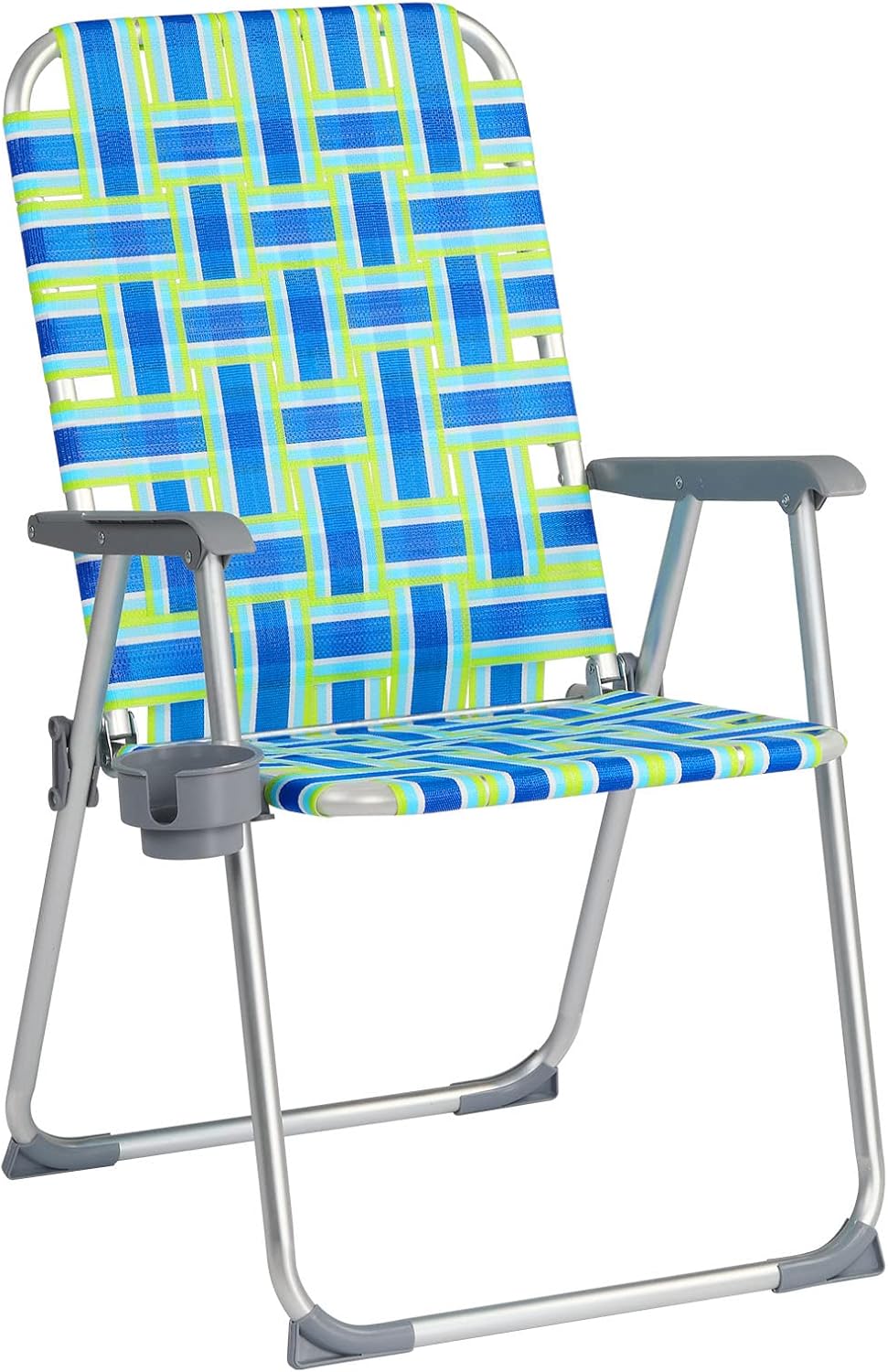 VINGLI Aluminum Patio Lawn Chairs Folding 1 Pack with