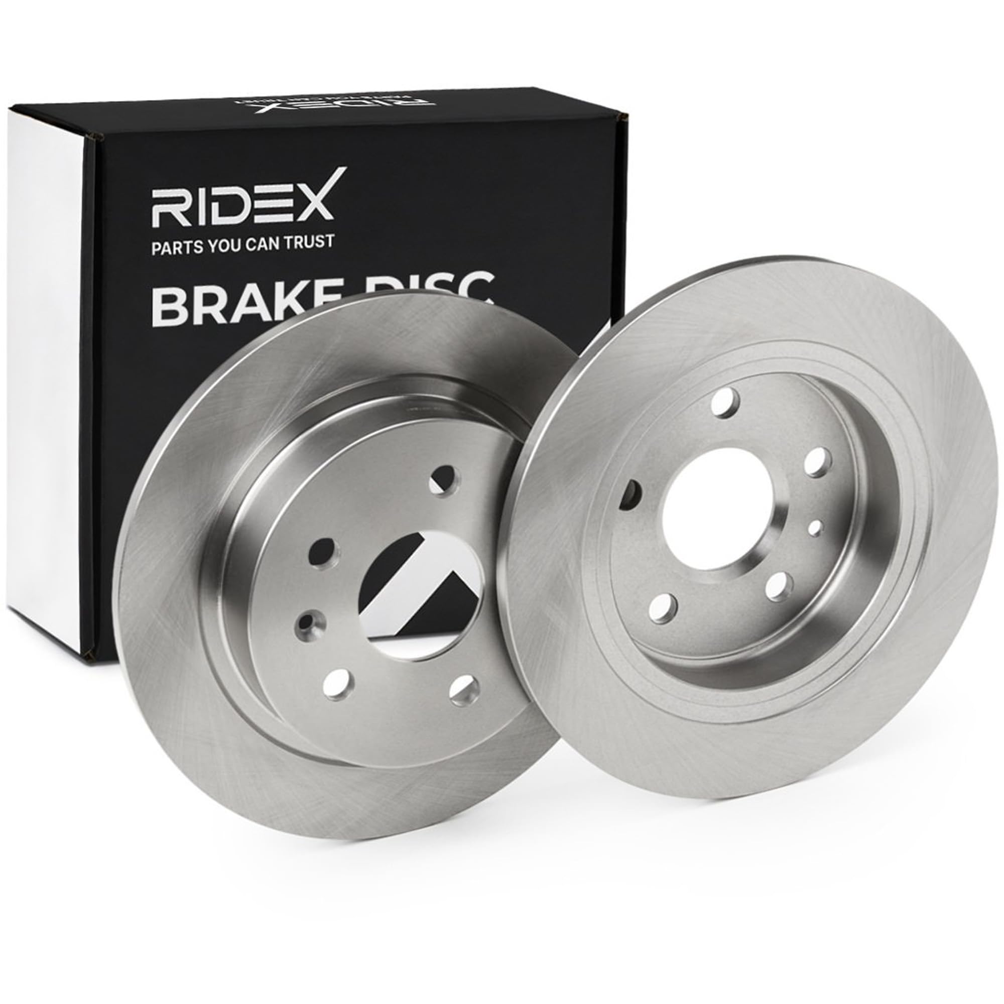 RIDEX 82B0265 2x Disco de freno Trasero sin tornillos Compatible con OPEL Insignia A Sports Tourer G09