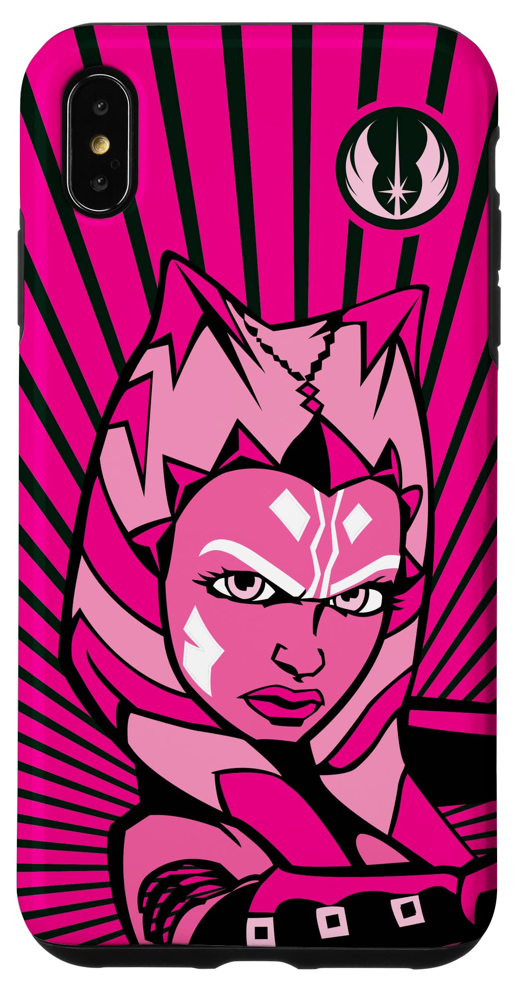 Coque iPhone XS Max Star Wars Ahsoka rose protection fine - 4