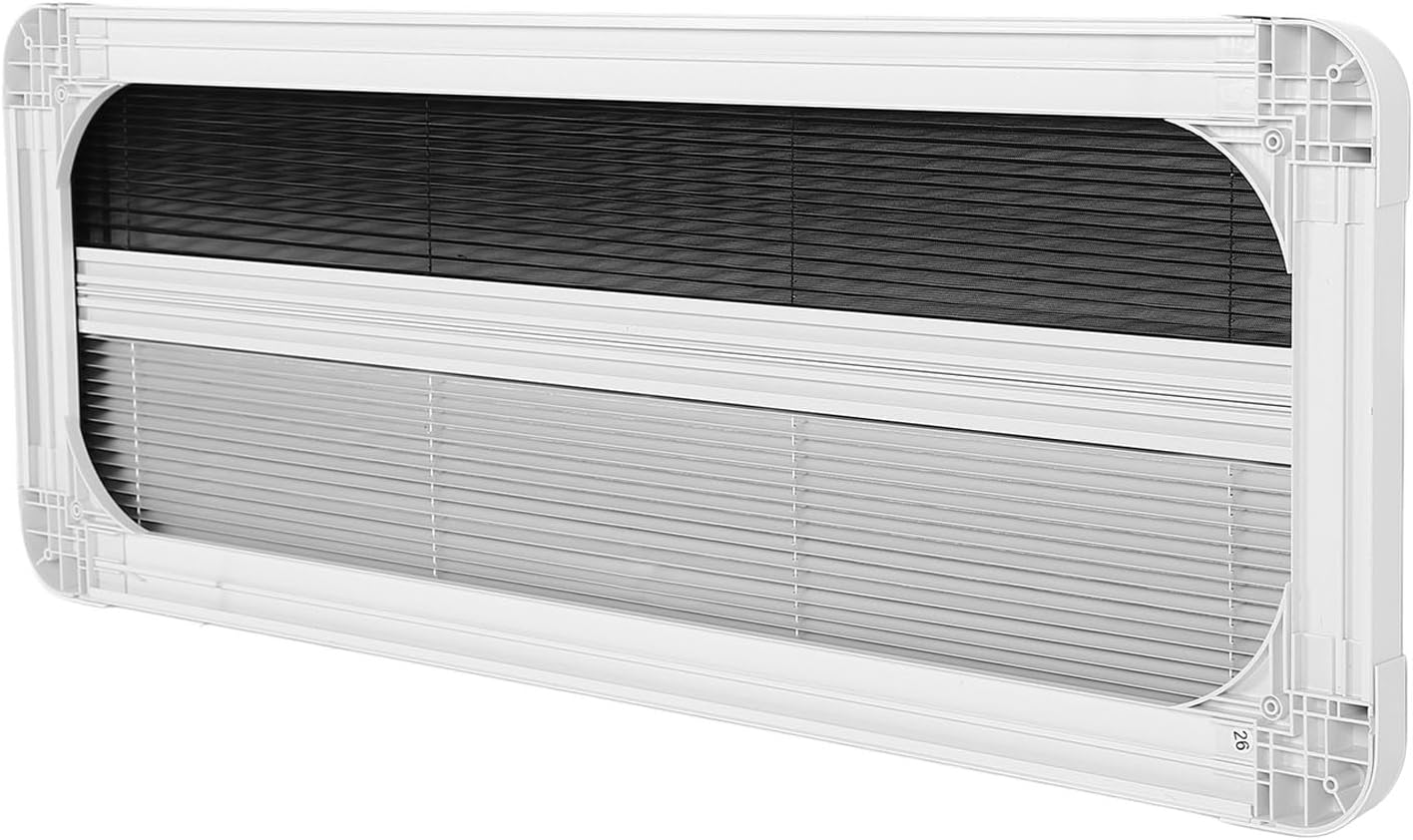 Fabater RV Shades, Lightweight Heavy Duty and Easy to Use RV Blinds, Pleated Window Shades with Blackout Fabric and Smooth Sliding Track for Travel Trailers Motorhome Caravan Suitable