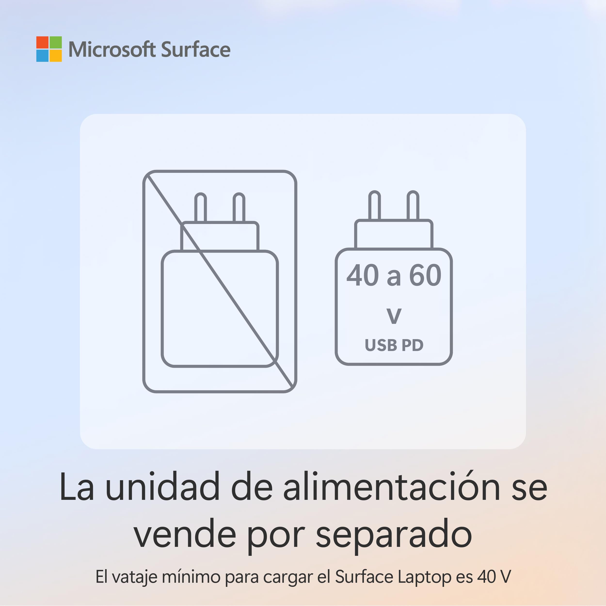 Microsoft Surface Laptop | Copilot+ PC | Pantalla táctil LCD 13'' | Snapdragon X Plus | 16GB RAM | Almacenamiento de 256GB | Último Modelo | Platino
