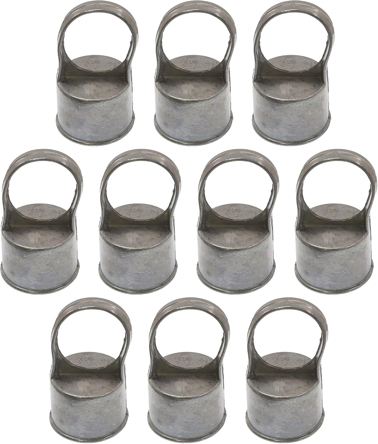 Chain Link Fence Loop Caps | Eye Top Rail Cap | 2" (1 7/8" OD) x 1 5/8" Pack of 10