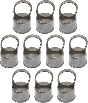 Chain Link Fence Loop Caps | Eye Top Rail Cap | 2" 1 7/8" OD x 1 5/8" Pack of 10