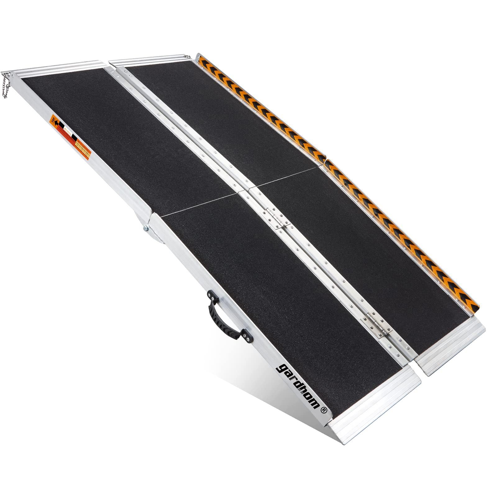 Buy Wheelchair Ramps 183cm, gardhom Extra Wide 79cm Foldable Ramps for ...