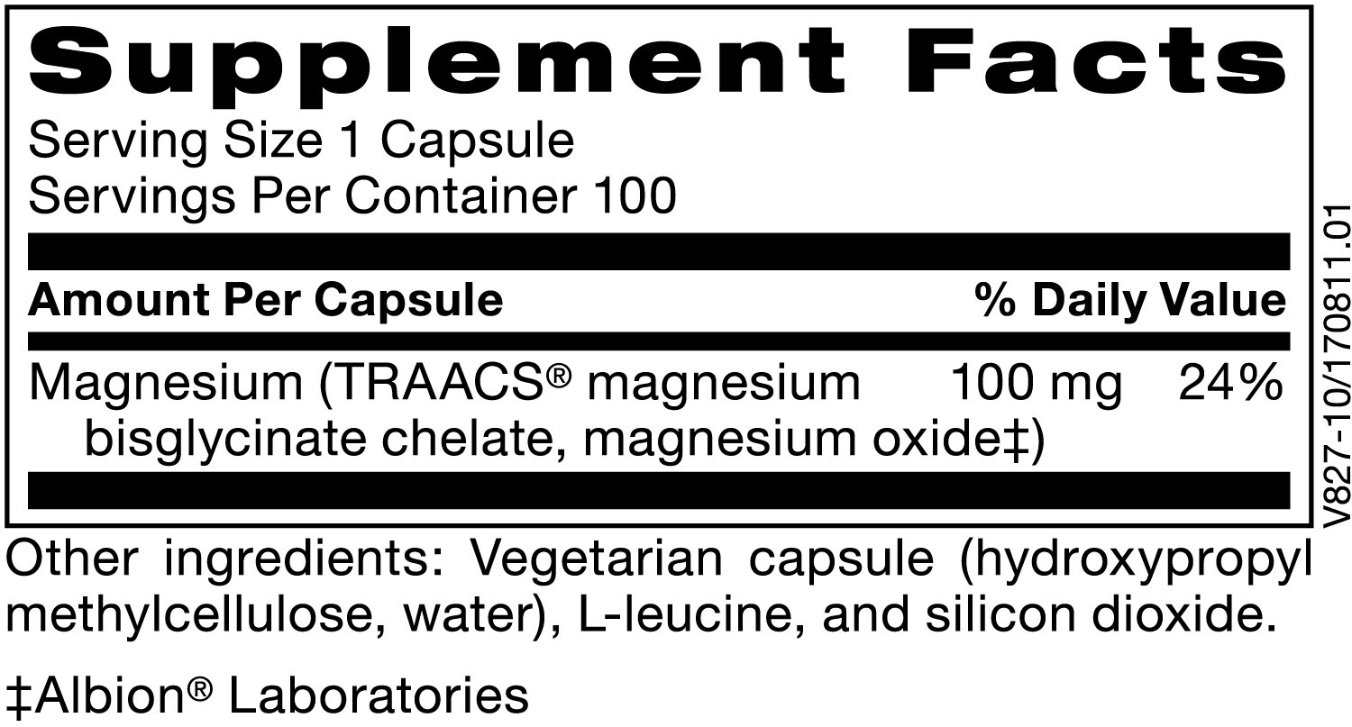Nested Naturals Magnesium Glycinate Chelate Supplement 200mg High