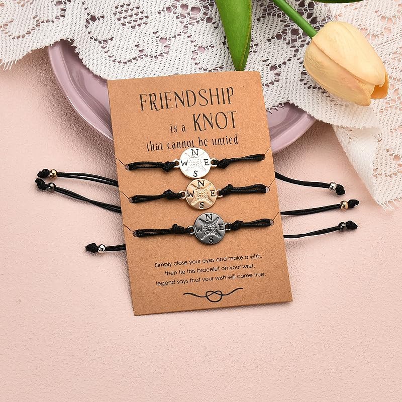 Sisadodo Best Friend Matching Bracelets for Women Men Birthday Christmas Gifts for Friends Besties Best Friendship Gifts Bracelet for Women - Image 5