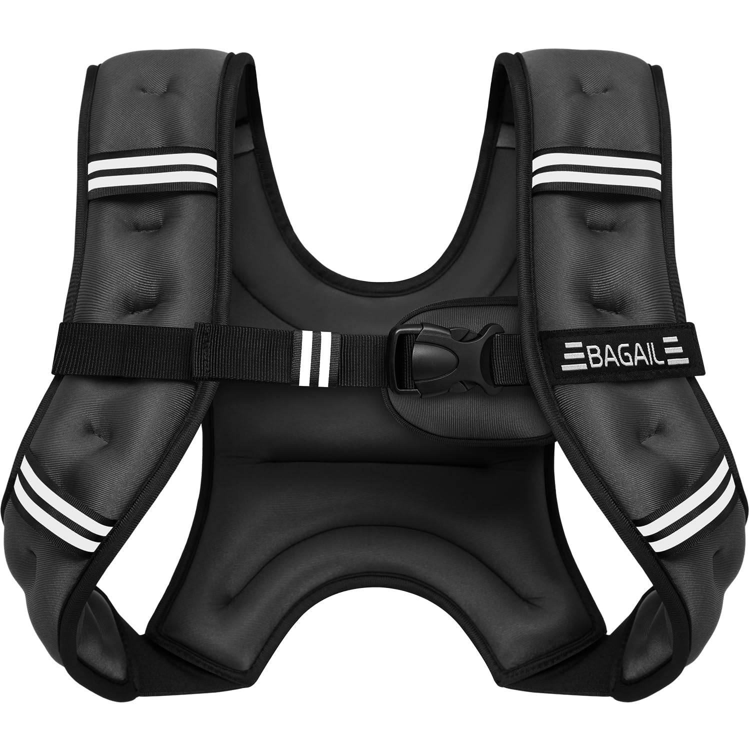 Bagail Gilet Appesantito Per l'Allenamento Della Forza, Misura Del Busto Regolabile, Comoda Tasca, Gilet Appesantito Con Sabbia di Ferro, Ideale per la palestra, lo yoga e l'aerobica