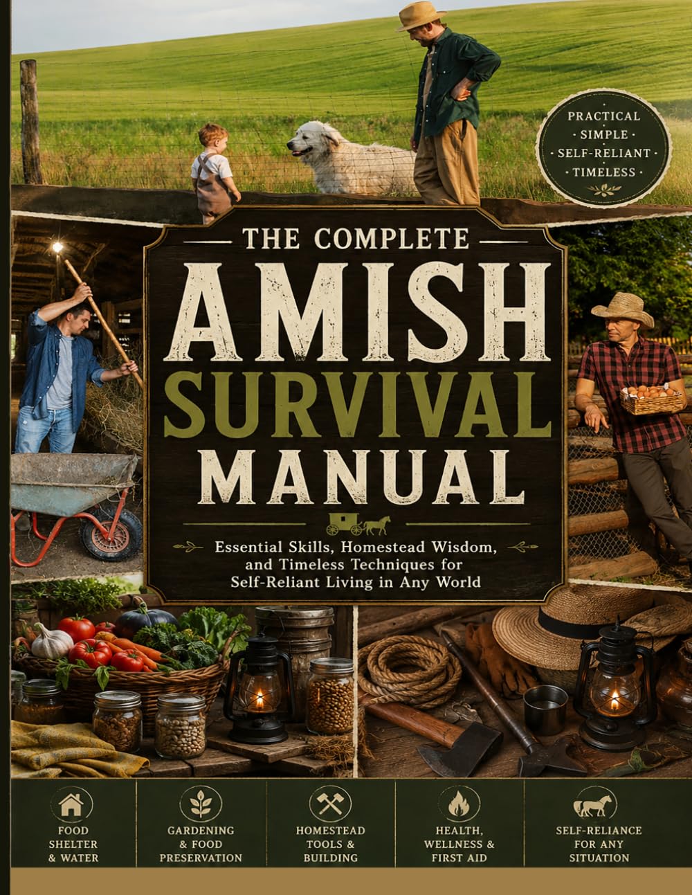 The Complete Amish Survival Manual: Herbal Remedies, Canning, DIY Projects, Off-Grid Living and Self-Sufficiency Skills for Homesteaders and Preppers