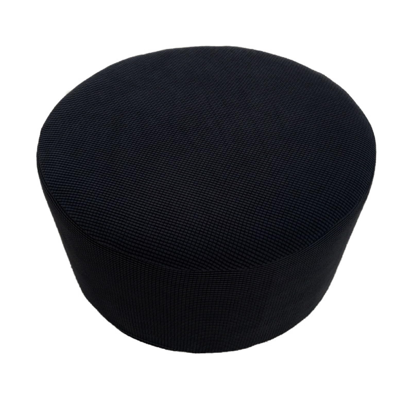 Buxuaaaa Ottoman Slipcover Easy Installation & Care Ottoman Covers Machine Washable Slipcover for Round Footstool