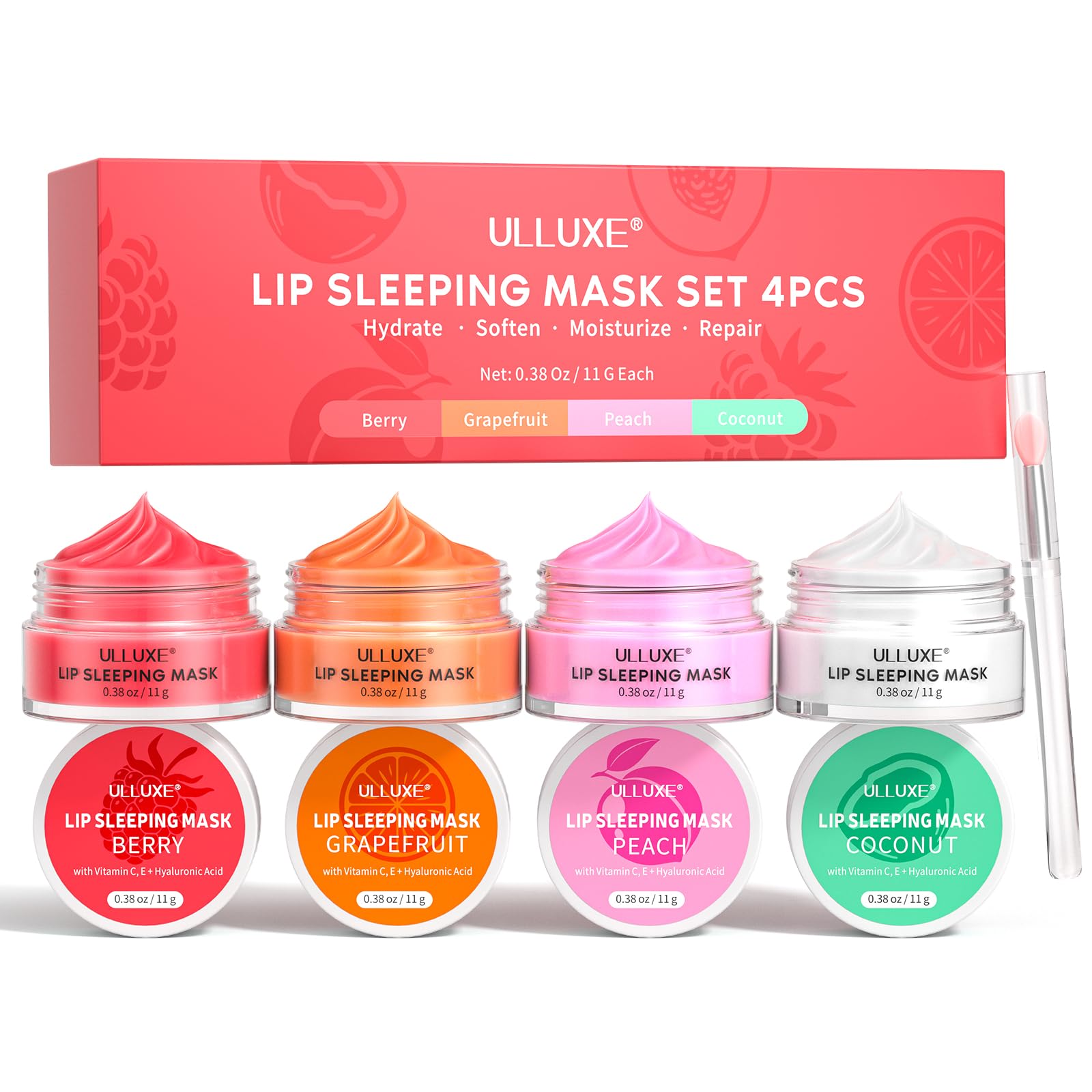 Amazon.com : Lip Mask Set 4 Pcs, Mothers Day Gifts, Lip Care Gift