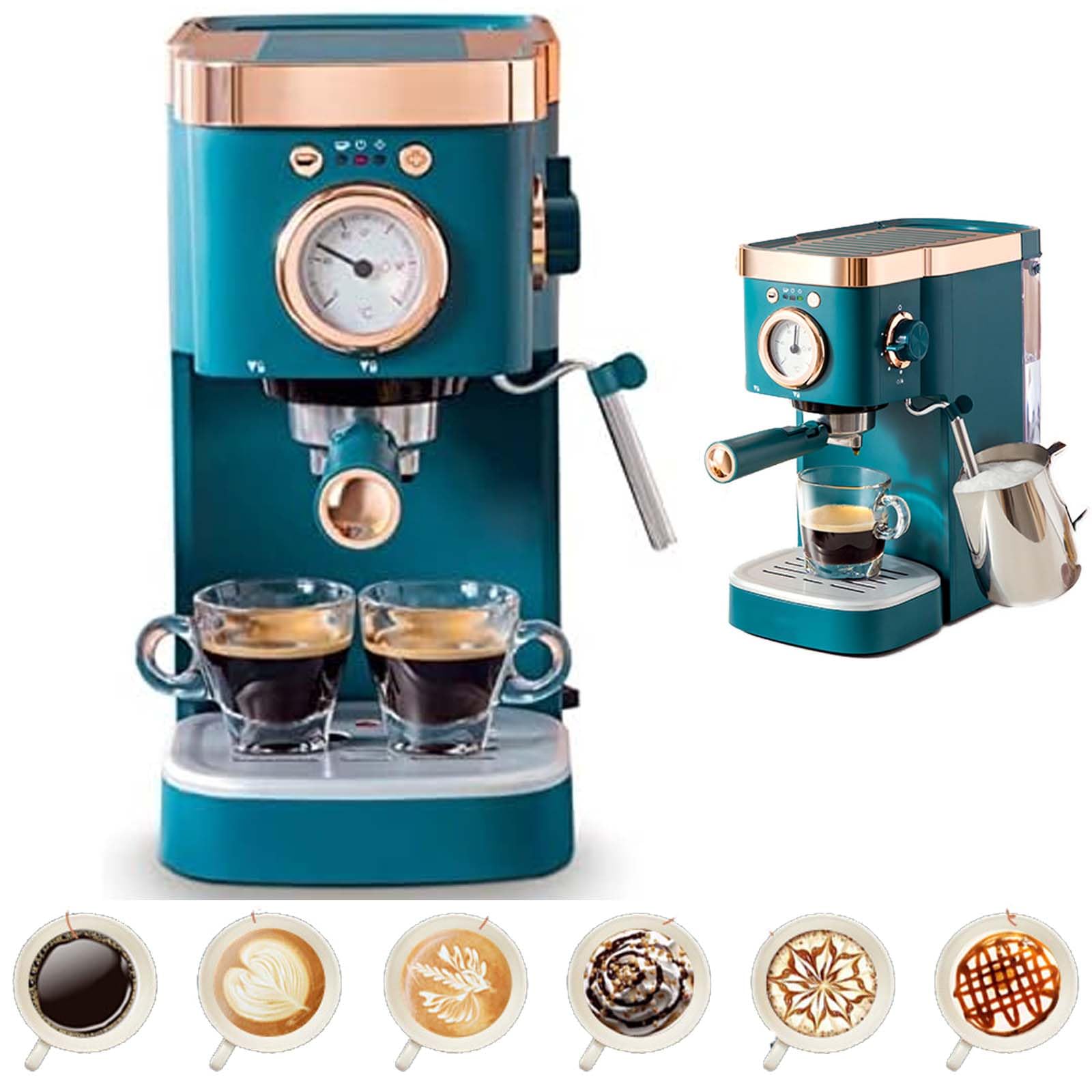 W Pełni Automatyczny Ekspres Do Kawy, Ekspres Do Kawy Espresso Z Parowym Spieniaczem Mleka, Ekspres Do Gęstej Pianki Mlecznej, Idealny Dla Miłośników Espresso