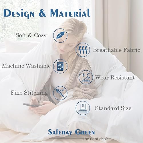 Miniatura 5 de Hotel Luxury - Juego de funda de edredón de 3 piezas de doble tono, 800 hilos, 100% algodón orgánico, colección Super King Plus de 120 x 120