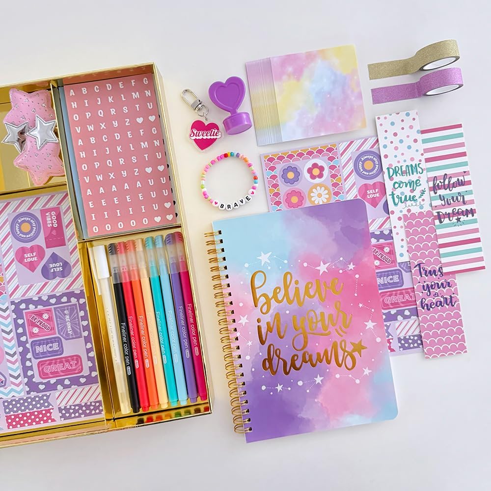 Nollh Dly Journal Kit Girls Scrapbook