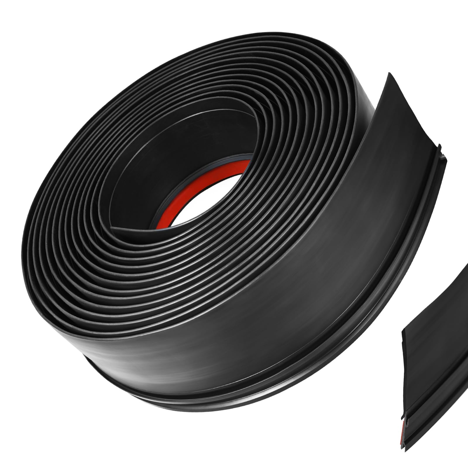 Photo 1 of 018-316 RV EK Slide Out Seal Base Replacement, 35ft x 3.66in x 0.5in with 2-7/8" Wiper, Black EK Rubber Weather Stripping for RV