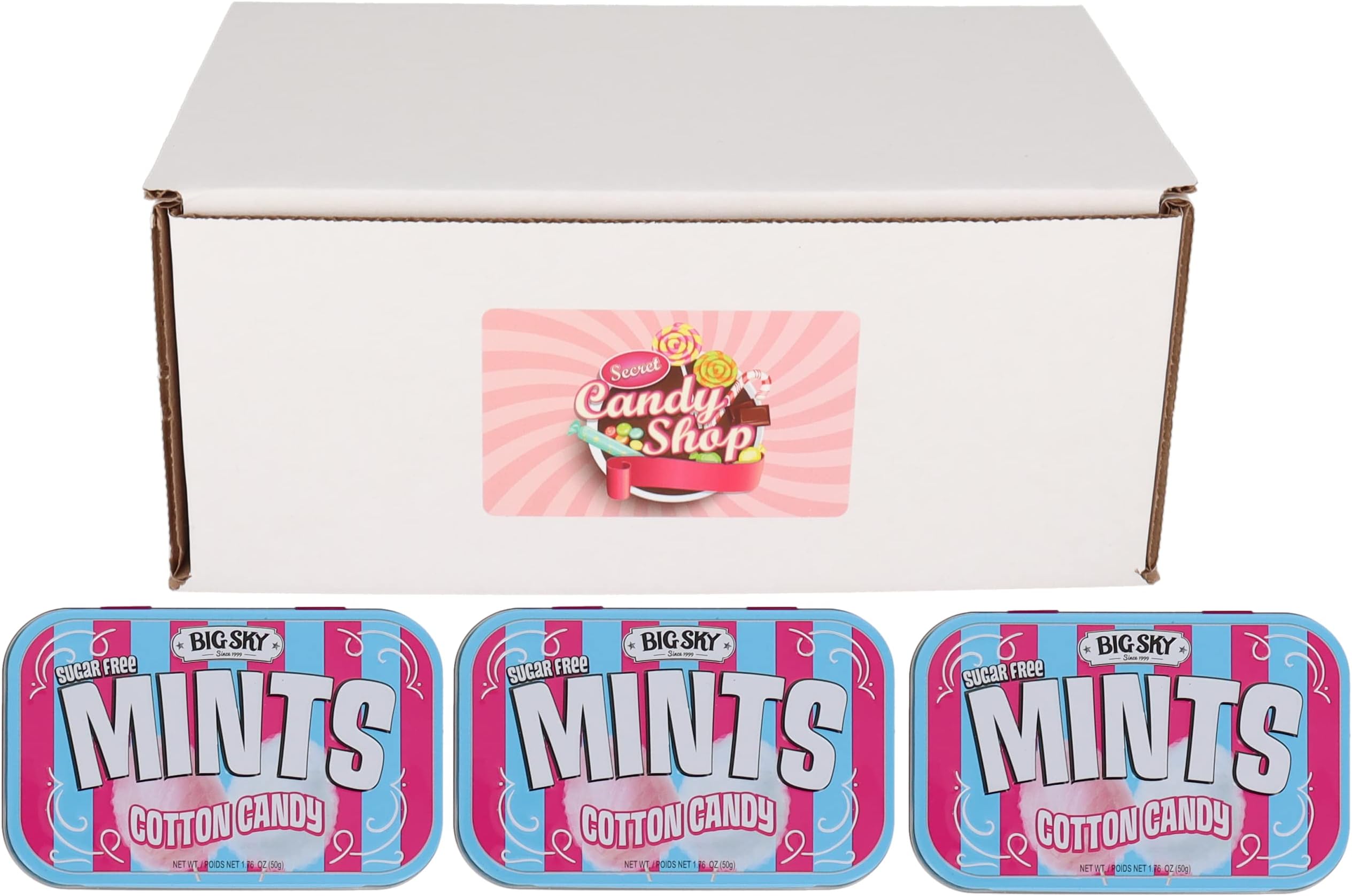 Amazon.com : Big Sky Sugar Free Mints (Cotton Candy) (Pack of 3