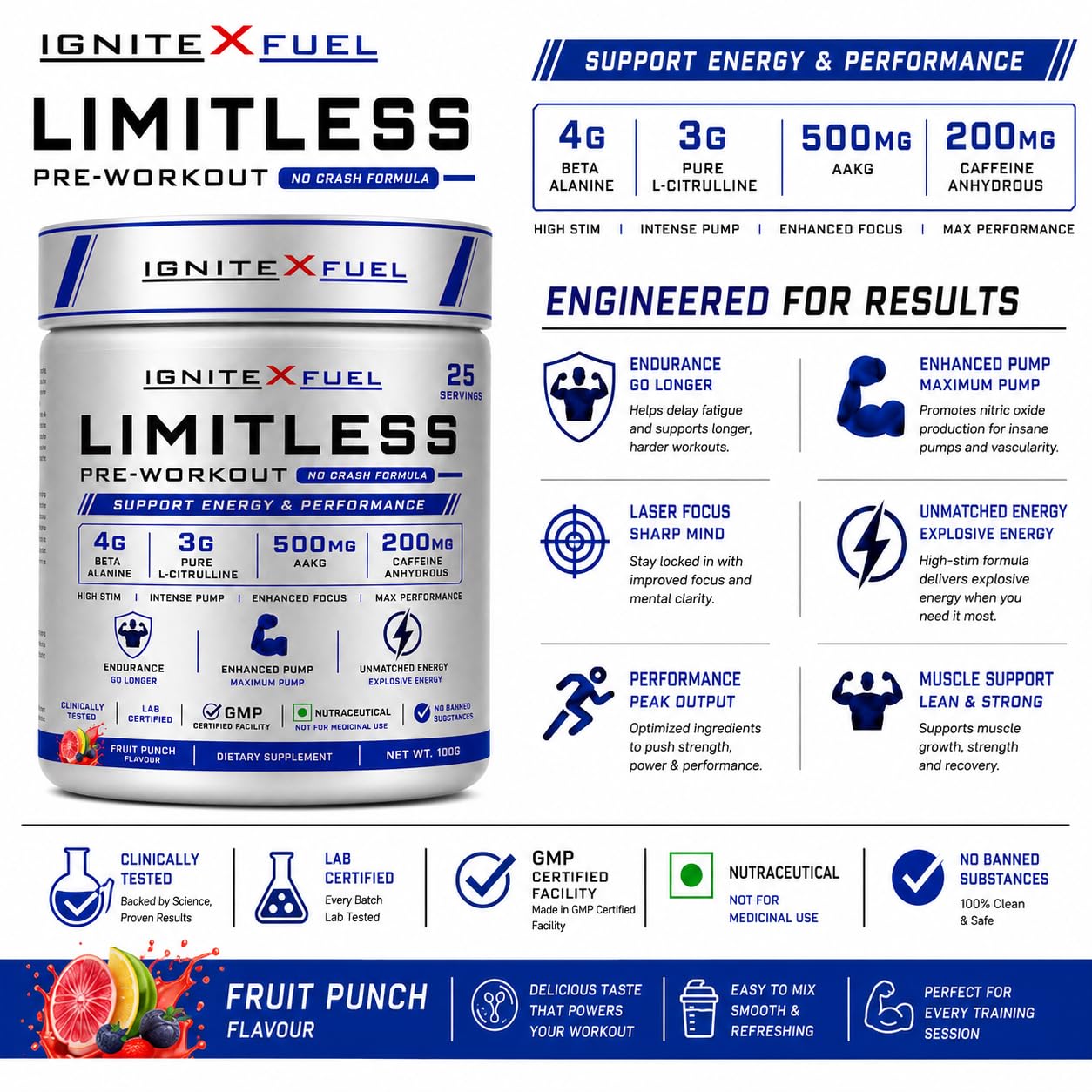 Limitless Pre Workout for Men & Women, 25 Servings — Amazon image 5