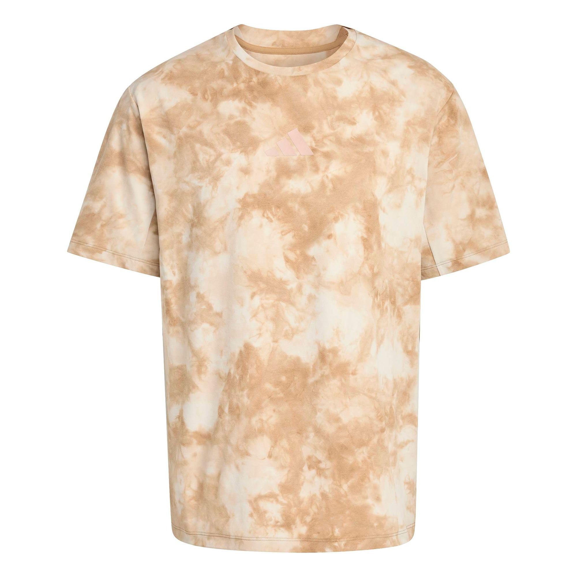 adidas Men's Terrex Multi Spray Dye Tee, Wonder Alumina/Cardboard, S