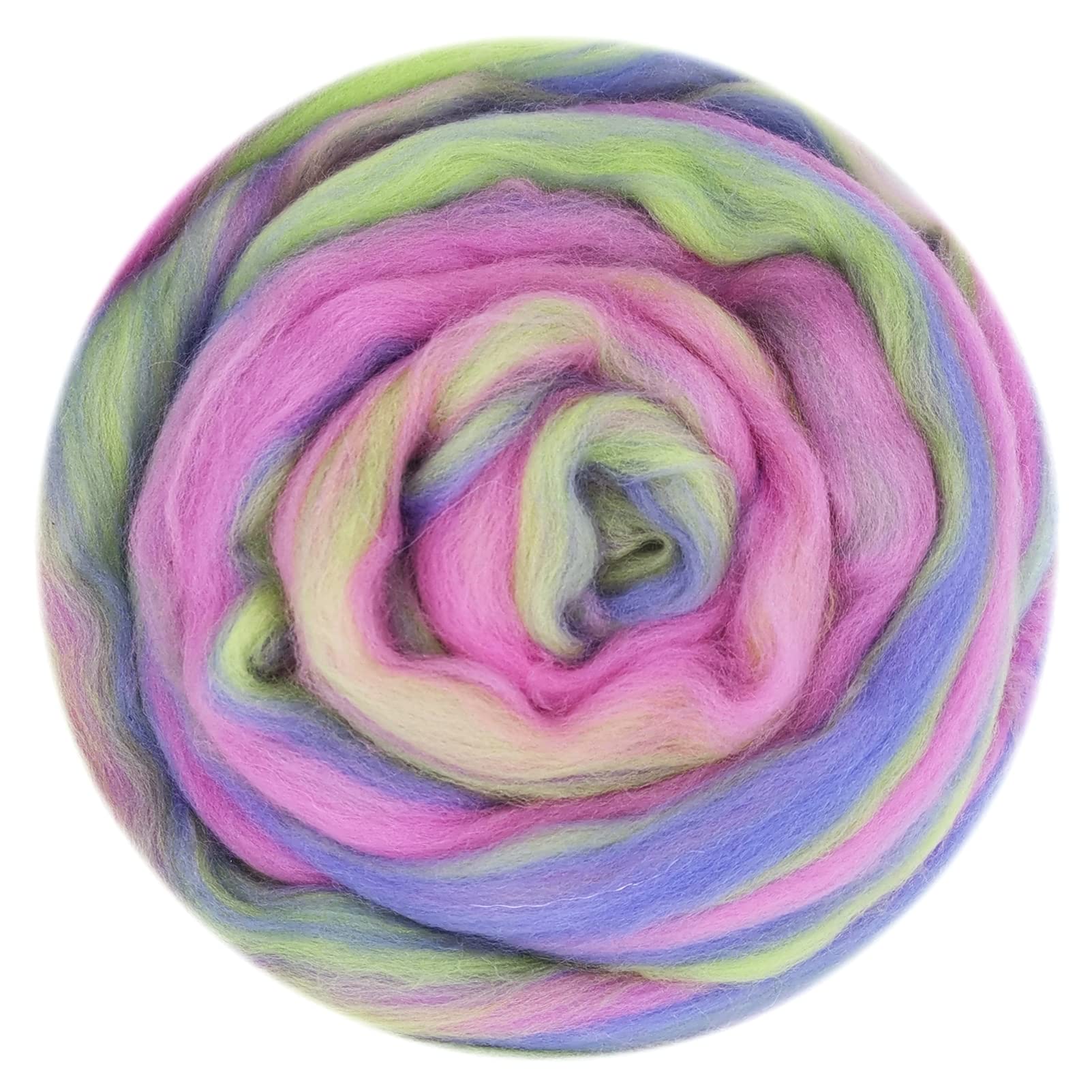 50G Blended Felting Wool - 24 Options for Needle Felting Kit - 19 Microns Fast to Felt (14)