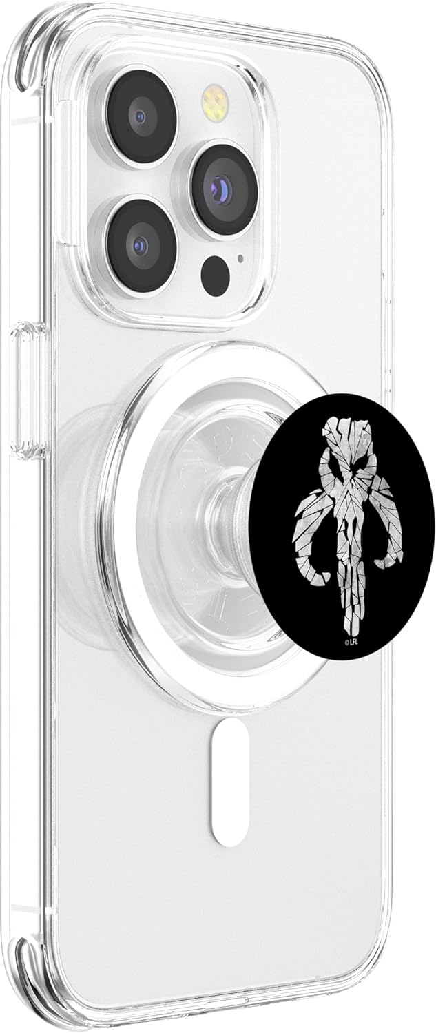 Star Wars Shattered Mandalorian Symbol PopSockets PopGrip for MagSafe