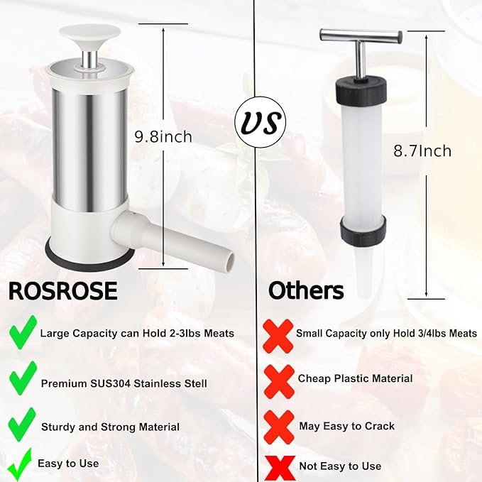 Llenadora Manual de Embutidos Vertical con 4 Tubos y Capacid miniatura 4