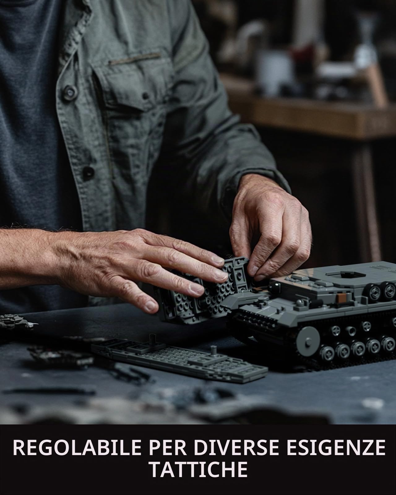 Nifeliz Panzer IV G Kit di Costruzione Carro Armato, Regalo per gli Appassionati di Militari Uomo e Donna, Militare Modello da Collezione per Adulti (1006 Pezzi, NF10312) | WW2 Tedesco da collezione Pz.Kpfw. Modello IV G Army per adulti da costruire ed es