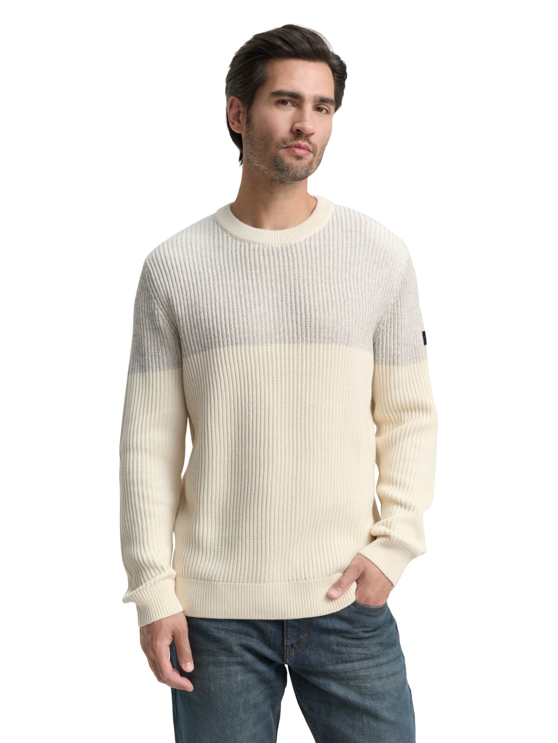 TOM TAILOR Herren 1048745 Strickpullover mit Rundhalsausschnitt