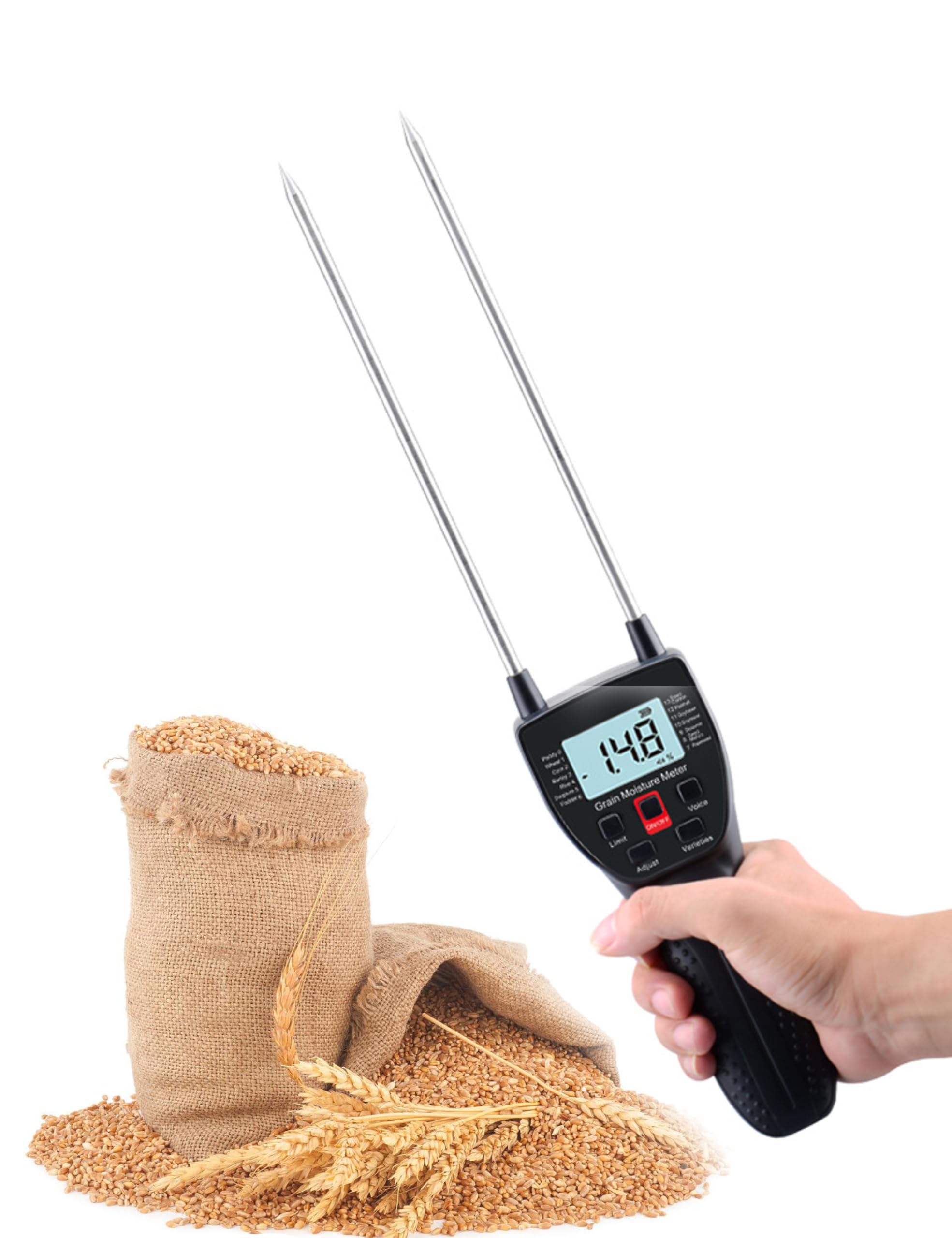 Testeur d'humidité des grains pour blé, avoine et tournesol à sonde
