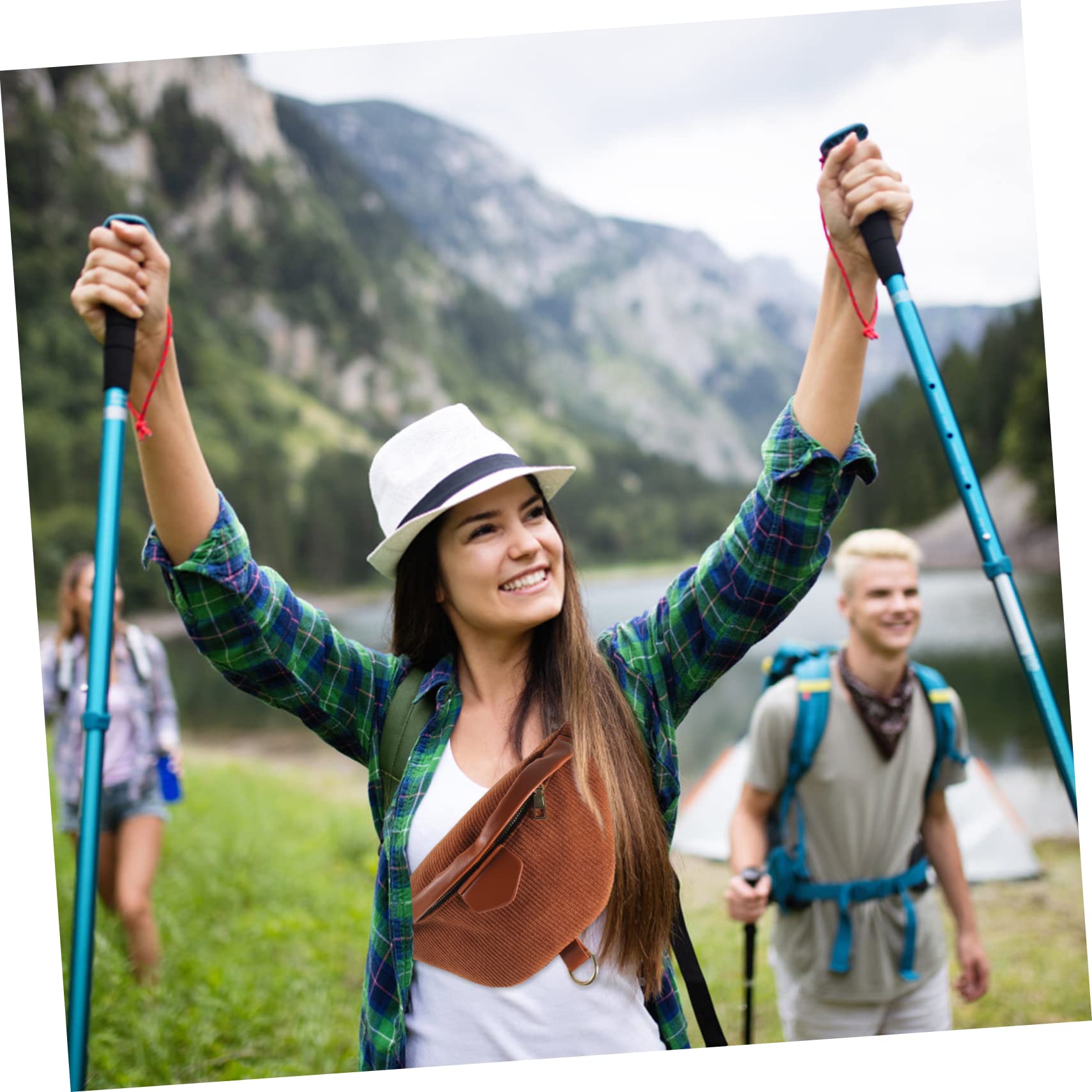 BESPORTBLE 2stücke Outdoor Crossbody Bag Mit Verstellbarem Design Tragbare Hüfttasche Für Reisen Arbeiten Und Freizeit Wasserabweisend Für Mobilgeräte Und Persönliche Gegenstände