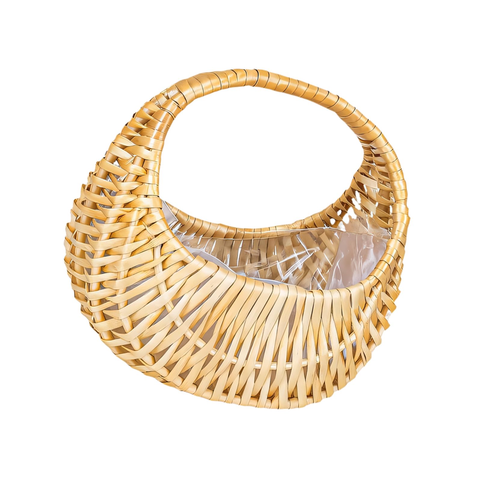 Tsophreniq Handwoven Rattan Basket Multipurpose Storage for Home and Picnics Basket