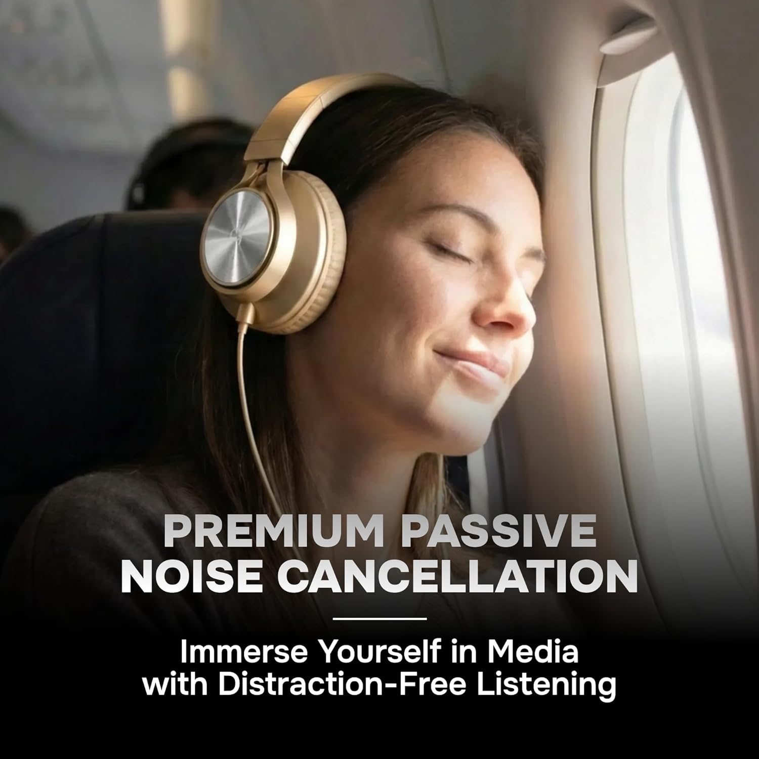 ARTIX CL750 On-Ear Headphones Wired with Mic and Volume Control — Noise Isolating Corded Over Ear Headphones with Microphone for Laptop and Computer, Plug in Headset with Cord (Aux Jack 3.5mm) - Image 4