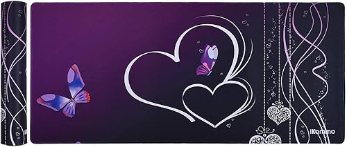 iKammo - Tapete para mouse para videojuegos, tapete de escritorio extendida, base de hule antideslizante con bordes cosidos. xxL 008-XXL