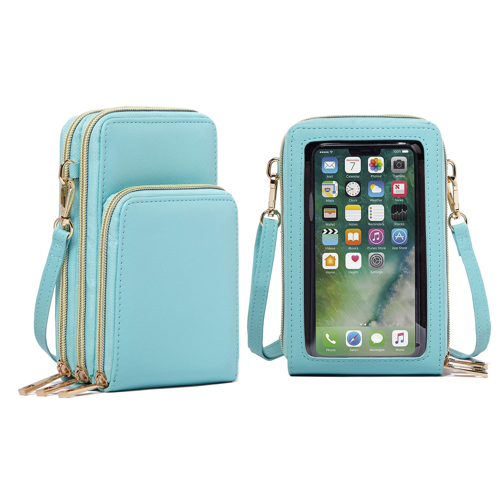 Cell Phone Purse PU Leather Crossbody Bag Touchscreen Phone Bag with Card  Slots for Travel Shopping Gift for Women Carhartt, Durable, Adjustable