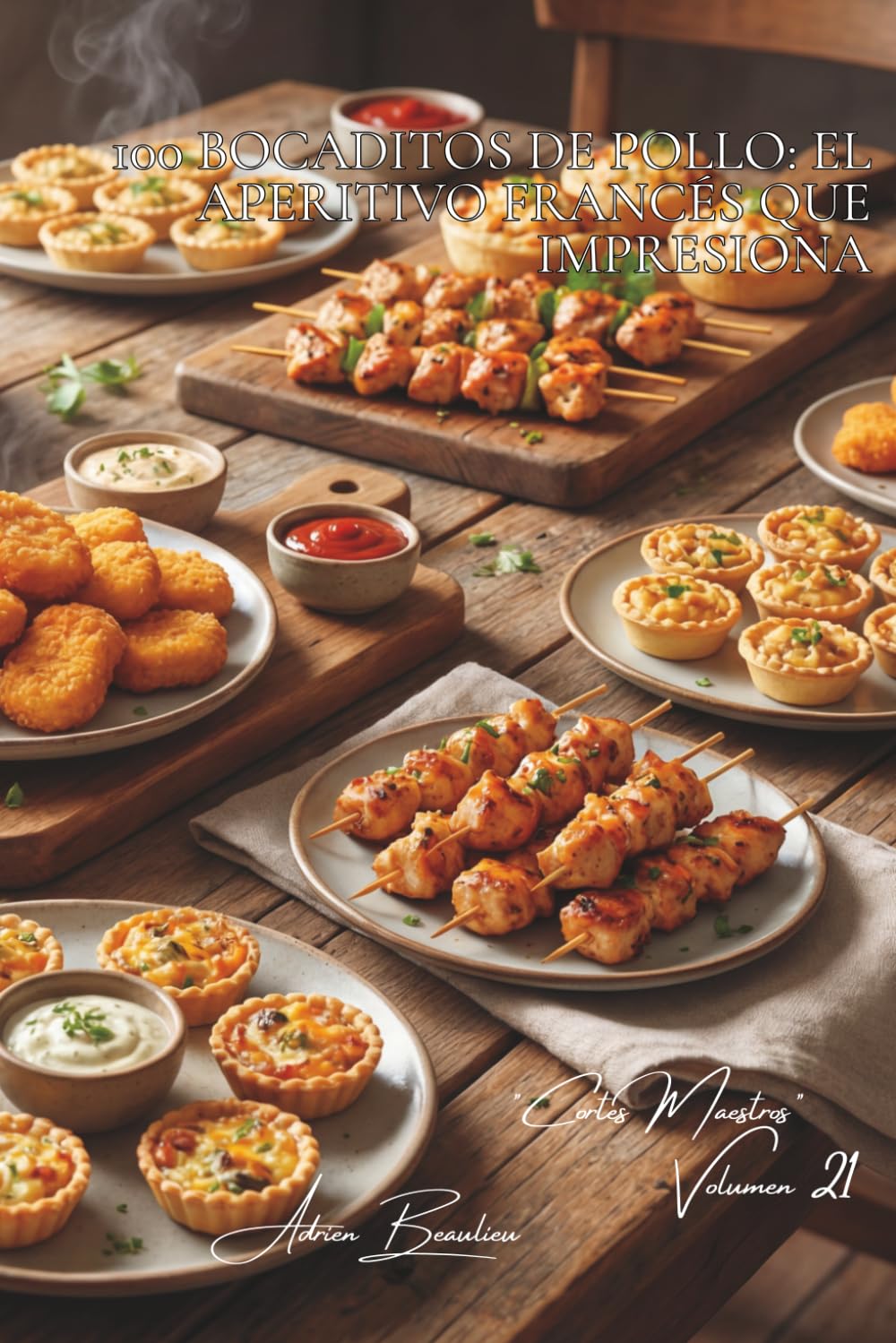 100 bocaditos de pollo: el aperitivo francés que impresiona: Nuggets caseros, tempuras y el arte del bocado noble (SERIE POLLO (35 volúmenes) – Subserie: "Cortes Maestros" (10 volúmenes))