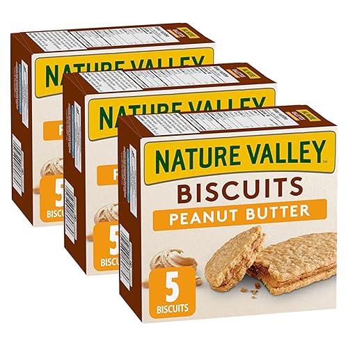 Nature Valley - Galletas de mantequilla de maní, 5 unidades, 190 g6.7 oz (paquete de 3) enviado desde Canadá
