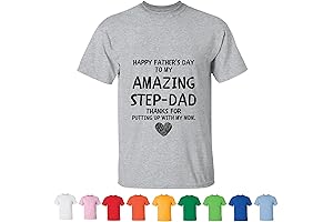 Amazing Stepdad T-Shirt: A Heartfelt Gift for the Best Stepdad Ever