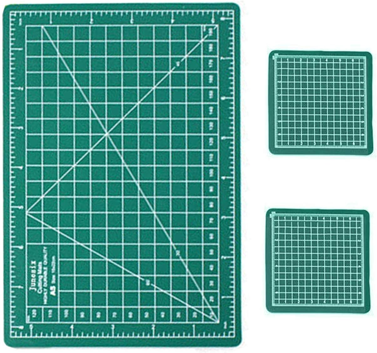 Housweety カッターマット A5 縦340 横240 厚さ3mm ミニカッティング マット プラモデル用工具 下敷き 緑 メール便なら送料無料