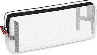 Pencil Case Set | Clear Pencil Case | Clear Pencil Case for Exams | Mesh Pencil Case | Transparent Zipper Pencil Case | Clear Exam Pencil Pouch Office Stationery Pouch for Students Adults