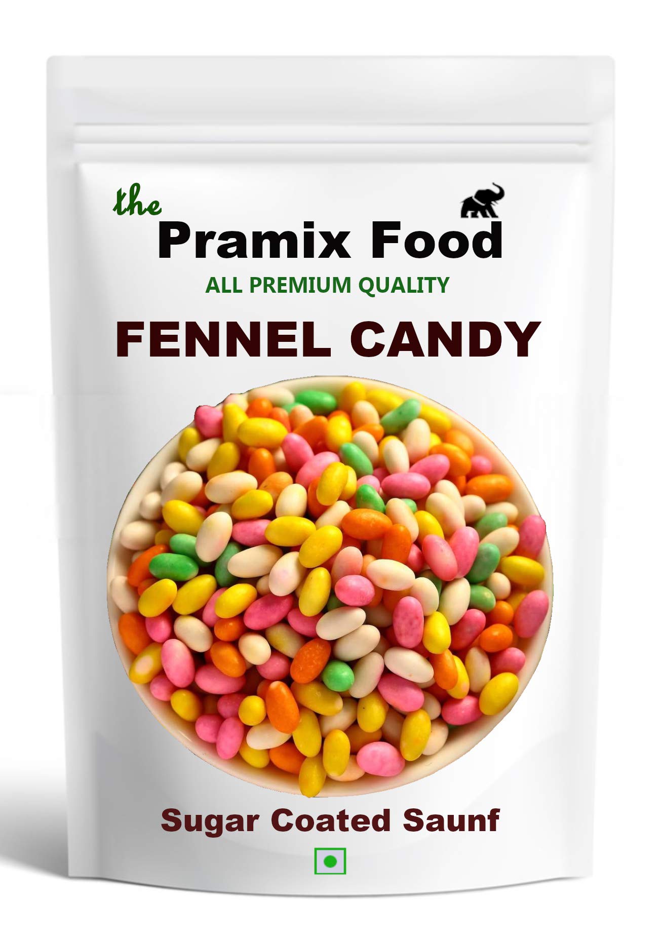 Pramix Sugar Coated Fennel Seed, Candy| Fennel Saunf | Mouth Freshener Mukhwas, 400 grams