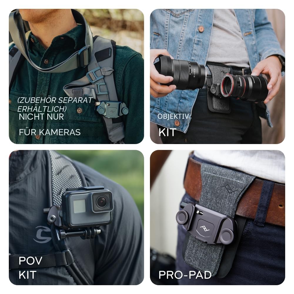 PEAK DESIGN Capture v3 with Plate Kelp - CP-KP-3