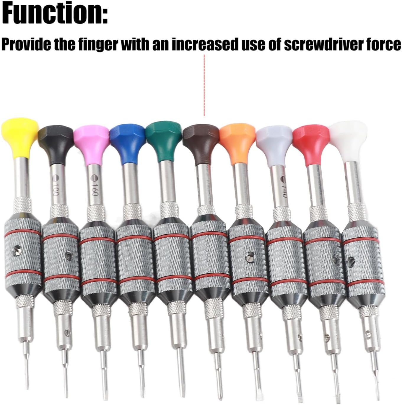 Screwdriver Sets, 10pcs Professional Watch Glasses Home Screwdriver Set Watch Repairing Tool with Base