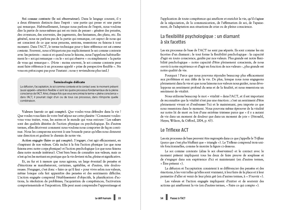 Passez à l'ACT: Pratique de la thérapie d'acceptation et d'engagement