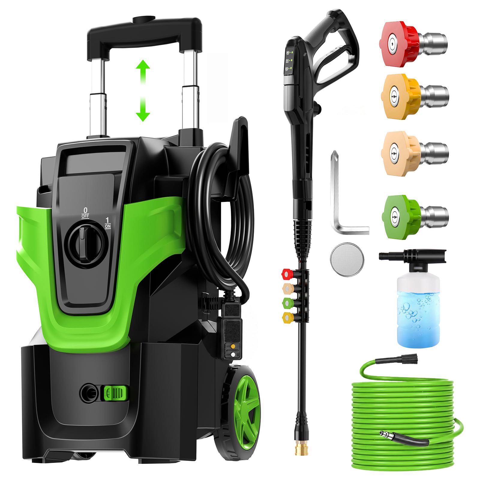 Amazon.com : 5000PSI Heavy Duty Pressure Washer, 3-Speed